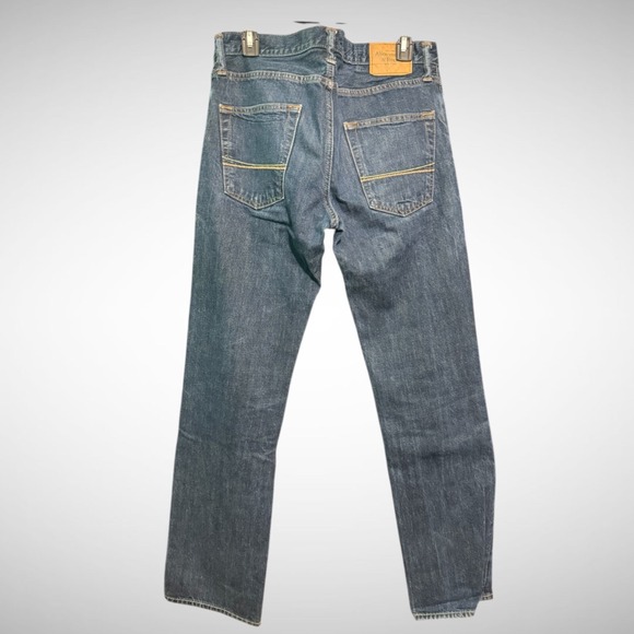 Abercombie And Fitch Jeans Mens 30 X 32 Button Fly Denim Pants Remson Low rise - Picture 2 of 9